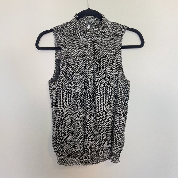 Ramy Brook Sleeveless Blouse Size Small Color White Black - Picture 4 of 7